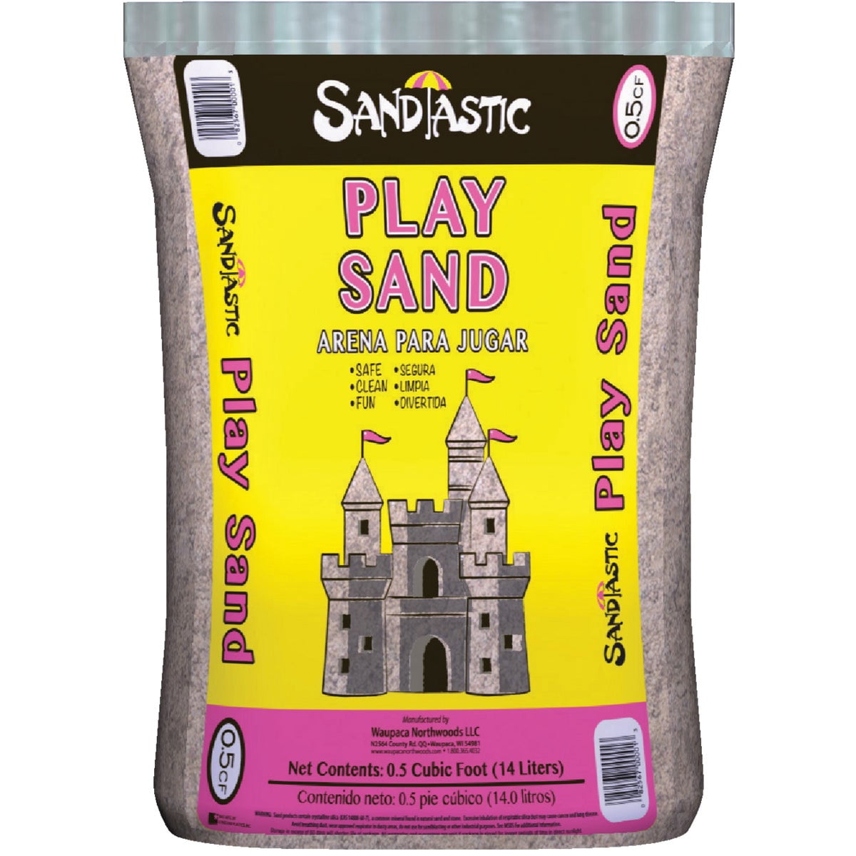 Sandtastic Play Sand, 0.5 cu ft Bag
