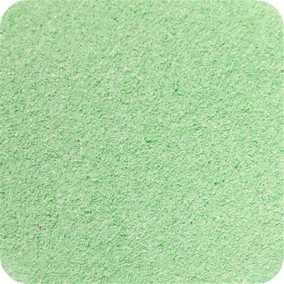 Sandtastik CS2839 Classic Colored Sand 28 oz. Bottle - Shake & Pour Lid - Mint