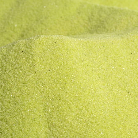 Sandtastik Classic Colored Sand, Lime Yellow - 10 lb