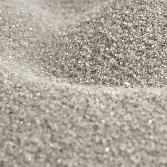 Sandtastik Coarse Colored Sand, Dark Silver - 25 lb