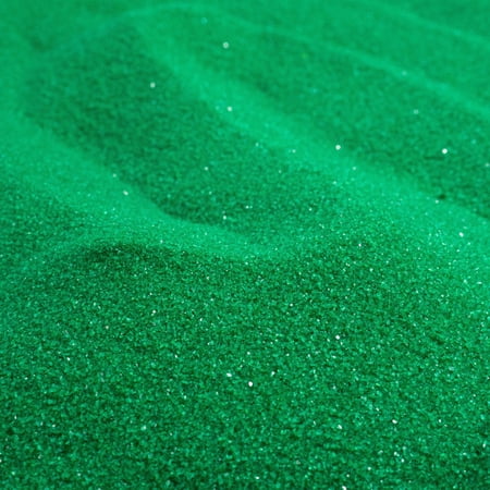 Sandtastik Classic Colored Sand, Emerald Green - 10 lb