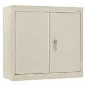 Sandusky 22-Gauge Welded Steel Wall Mounted Garage Storage Cabinet, Putty