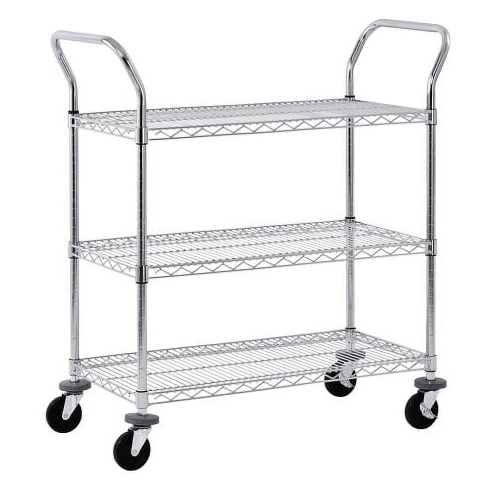 Sandusky 3Tier 800 lb. Capacity NSF Chrome Wire Cart