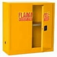 thumbnail image 1 of Sandusky Counter-Height 30-Gal. Flammable Safety Cabinet with Padlock, Yellow, 1 of 12