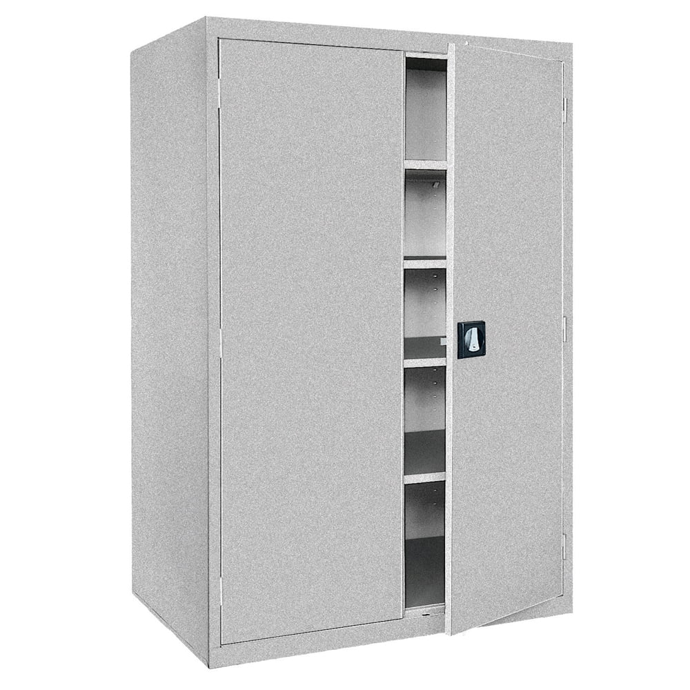 Extreme Duty 12 GA Stainless Steel Bin Cabinet with Multiple Bin Sizes, 3  Shelves – 48 In. W x 24 In. D x 78 In. H