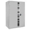thumbnail image 1 of Sandusky 46"W x 24"D x 72"H 5-Shelf Storage Cabinet with Recessed Handle, Multi-Granite, 1 of 7
