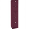 thumbnail image 1 of Sandusky 5-Tier Welded Storage Locker, 66"H, Burgundy, 1 of 2