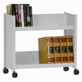 thumbnail image 1 of Sandusky Cabinets Sloped-Shelf Book Cart, 1 of 7