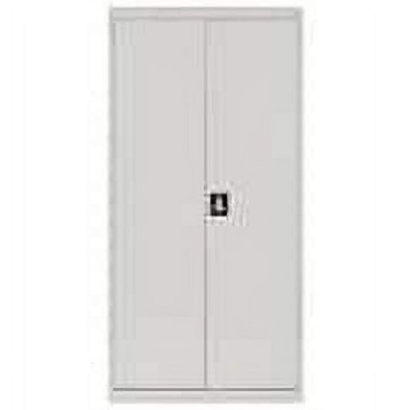 Sandusky Elite Series Steel Freestanding Garage Cabinet in Dove Gray (36 in. W x 72 in. H x 18 in. D)