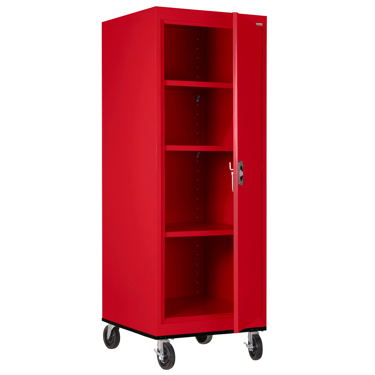 Sandusky Lee 24"W x 24"D x 66"H 4Shelf Transport Mobile Storage