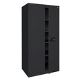 thumbnail image 1 of Sandusky Lee 36"W x 24"D x 72"H 5-Shelf Steel Storage Cabinet with Keyless Electronic Handle, 1 of 5