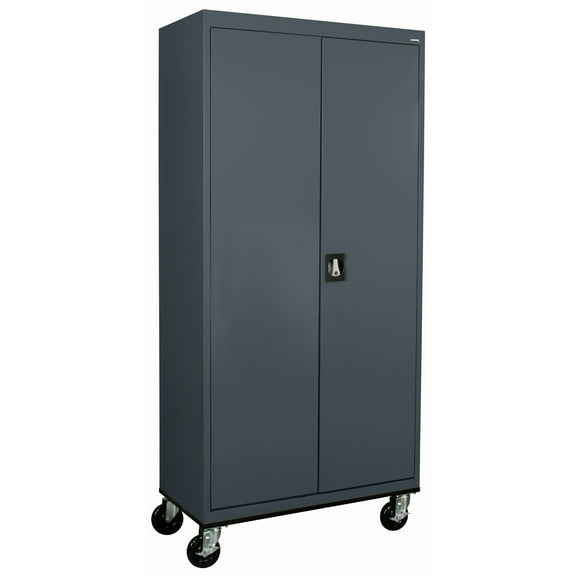 Sandusky Lee 36"W x 24"D x 78"H Steel Transport Mobile Wardrobe