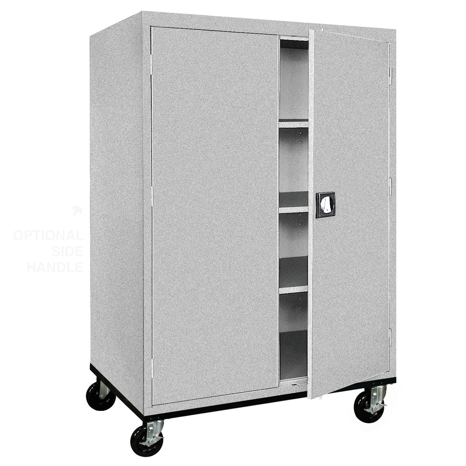 Sandusky Lee Welded Steel Janitorial Cabinet — 30in.W x 15in.D x 66in.H