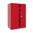 thumbnail image 1 of Sandusky Lee 46"W x 24"D x 72"H 5-Shelf Steel Storage Cabinet with Recessed Handle, 1 of 8