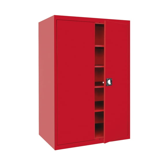 Sandusky Lee 46"W x 24"D x 72"H 5-Shelf Steel Storage Cabinet with Recessed Handle