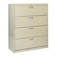 thumbnail image 1 of Sandusky Lee 600 Series 42" 4-Drawer Lateral File, Putty, 1 of 1