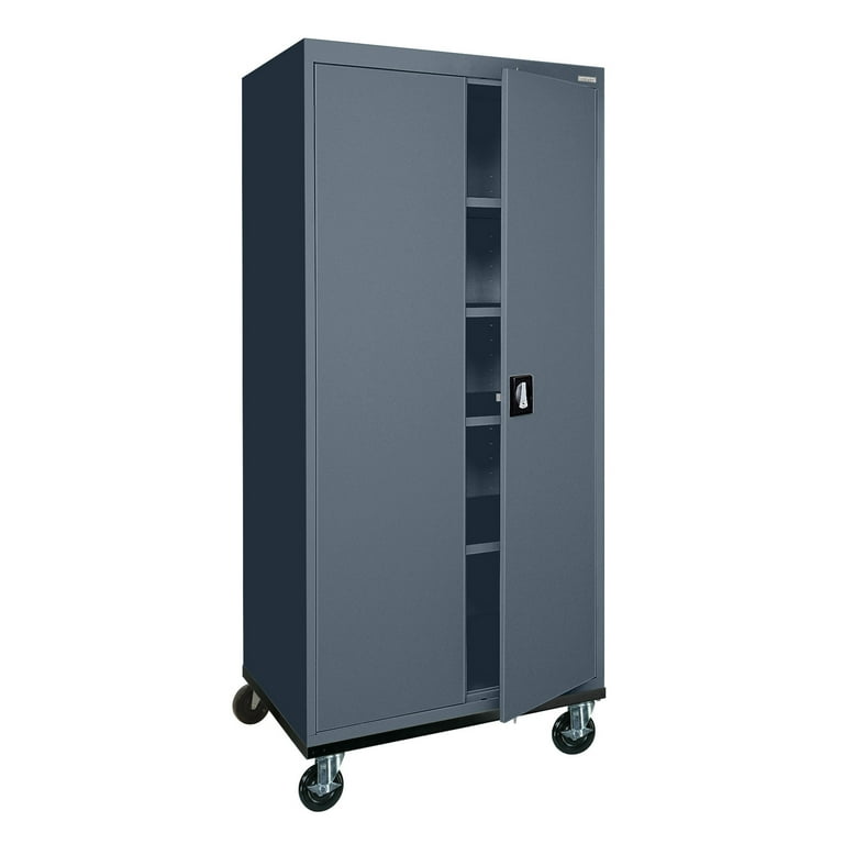 Sandusky Lee 20-Gauge Welded Steel Mobile Garage Storage Cabinet