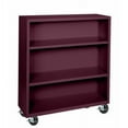 thumbnail image 1 of Sandusky Mobile Bookcase Burgundy BM2036184203 METBM2036184203, 1 of 4