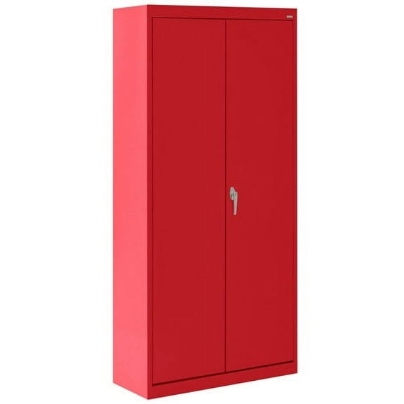 Sandusky Nystead 20-Gauge Welded Steel Garage Storage Cabinet, Red