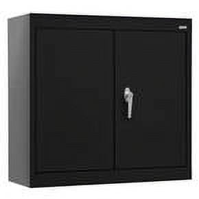 Sandusky Wall Mount Cabinet Adjustable 12.00 L in x 30.00 W in x 26.00 H in Metal 2 - Shelf, Black