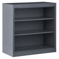 thumbnail image 1 of Sandusky Welded Steel Freestanding Bookcase Storage Cabinet, Charcoal, 1 of 6