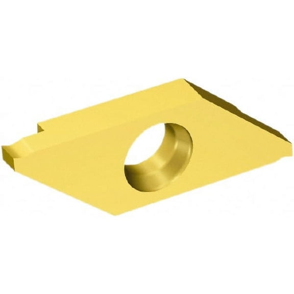 Sandvik Coromant 3MAG MAG Grade 1025, 0.75mm Cutting Width Carbide Grooving Insert 2.5mm Max Depth of Cut, Right Hand, 0.05mm Corner Radius, TiAlN/TiN Finish