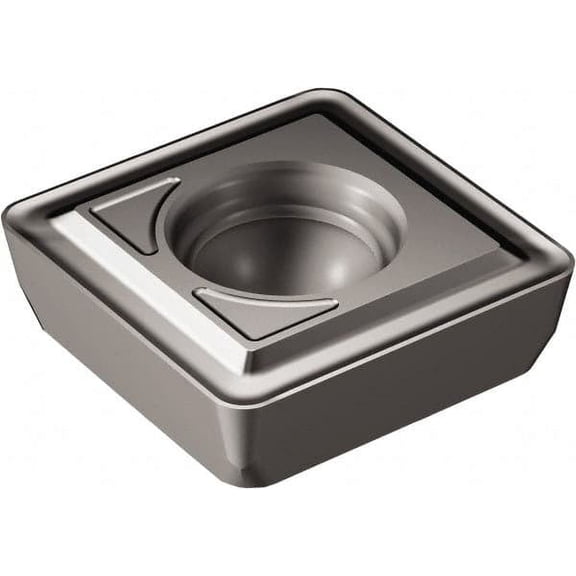 Sandvik Coromant 88007P LM Grade 4324 Carbide Indexable Drill Insert TiCN/Al2O3 Finish, Square, 12.65mm Inscribed Circle