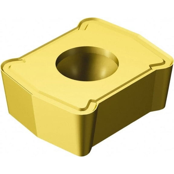 Sandvik Coromant LCMX3 53 Grade 1020 Carbide Indexable Drill Insert TiN Finish, 7 Rectangle, 7/32" Inscribed Circle