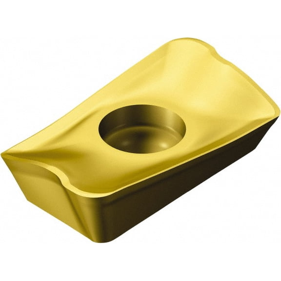 Sandvik Coromant R390170408 ML Grade 2030 Carbide Milling Insert TiAlN/TiN Finish, 3/16" Thick, 9.6mm Inscribed Circle, 0.8mm Corner Radius