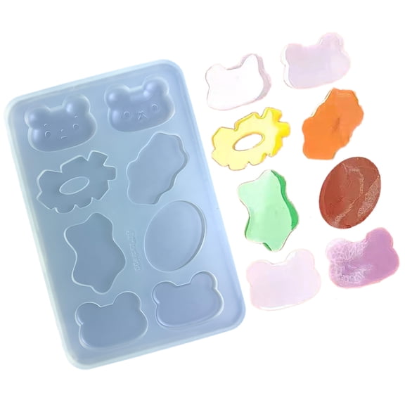 Sandwich Burger Mould Silicone Casting Mold for Baking Resuable Hamburger Making Molds Kitchen Accessory Molds