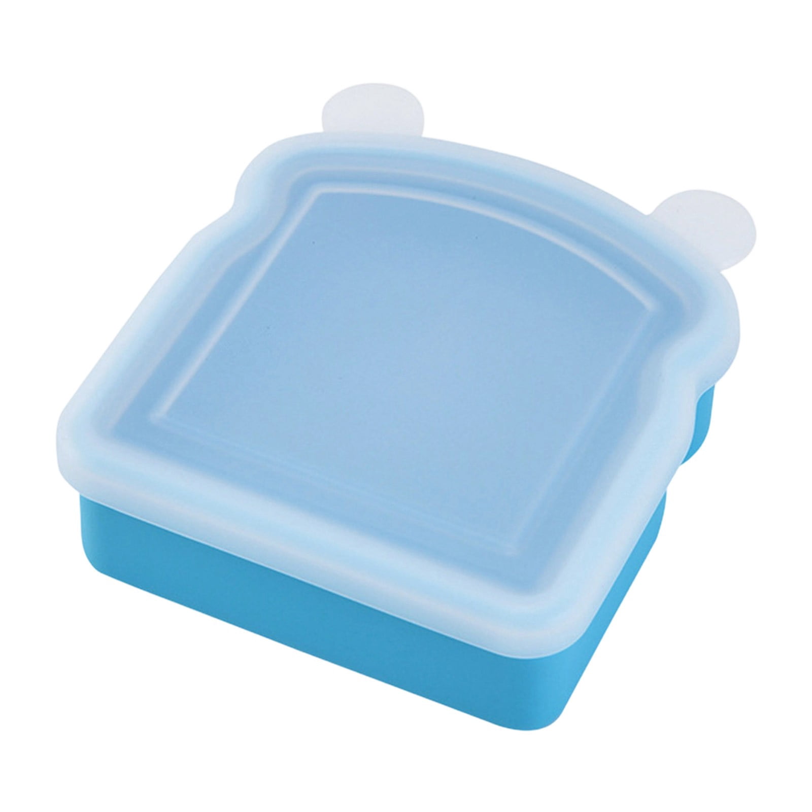 Sandwich Container, Portable Silicone Snack Containers with Airtight ...