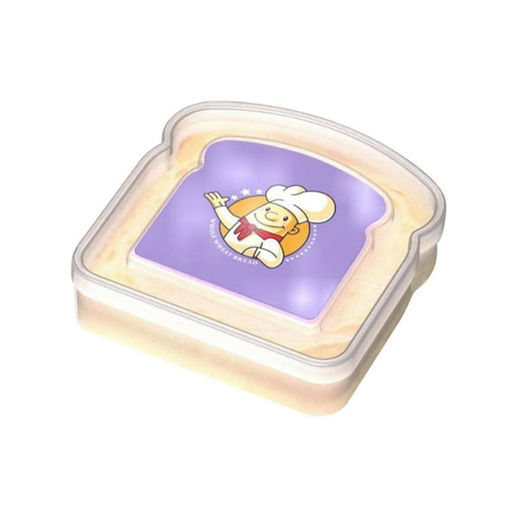 Sandwich Container Sandwich Storage Container- Bento Box Style Lunch Keepers And Microwave & Dishwasher Safe, Leak-Proof Meal Prep Containers Purple