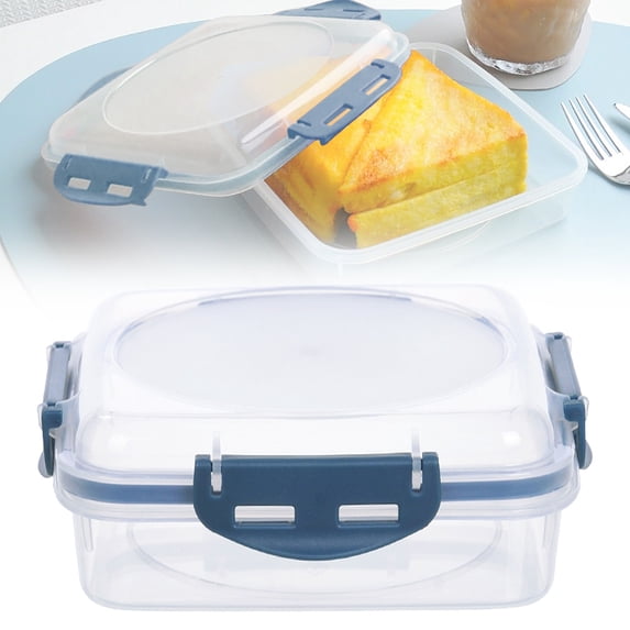 Sandwich Containers,Sandwich Box,Sandwich Holder,Sandwich Tupperware,Bpa Free Lunch Containers For Lunch Boxes - Durable & Reusable Sandwich Holder For Freshness