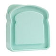 thumbnail image 1 of Sandwich Containers, Sandwich Containers for Lunch Box, Reusable Toast-Shaped Lunchbox, Plastic Food Storage with Lid, Microwave and Dishwasher Safe, for Adults and Families, 1 of 2