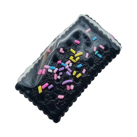 Sandwich Cookie Squishy, Realistic Food Slow Rising Stress Relief Squeeze, Sensory Anxiety Reliever, Cute Fidget for Office Desk & Relaxation