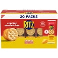 thumbnail image 1 of Sandwich Crackers Lunch Snacks 20 Snack Packs 6 Ritz Cheese Per Pack, 1 of 1