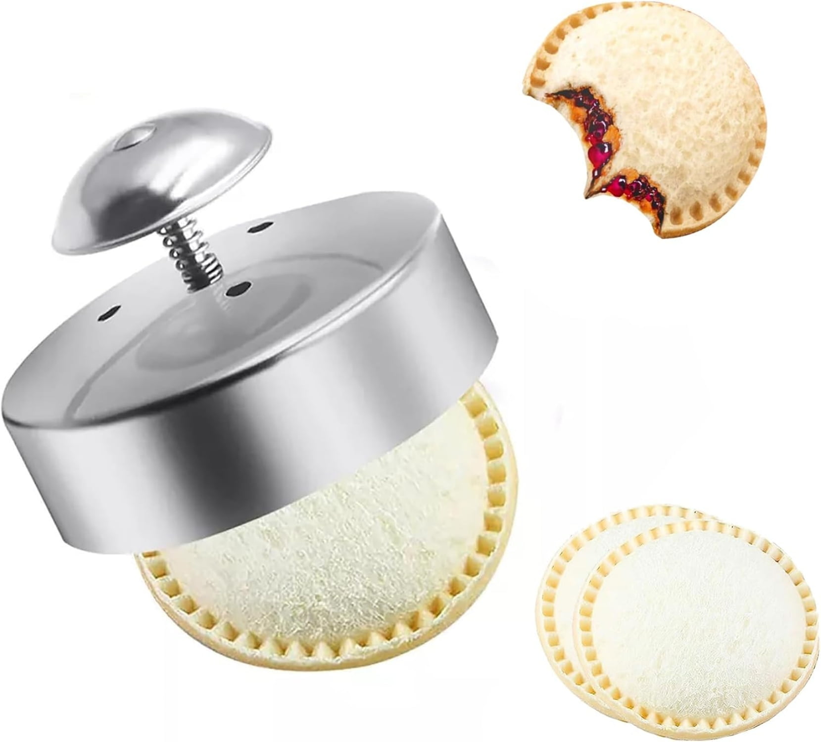 Sandwich Cutter, Sandwich Cutters for Kids Lunch, 304 Stainless Steel Uncrustables Sandwiches,A sandwich maker suitable for lunch and bento boxes