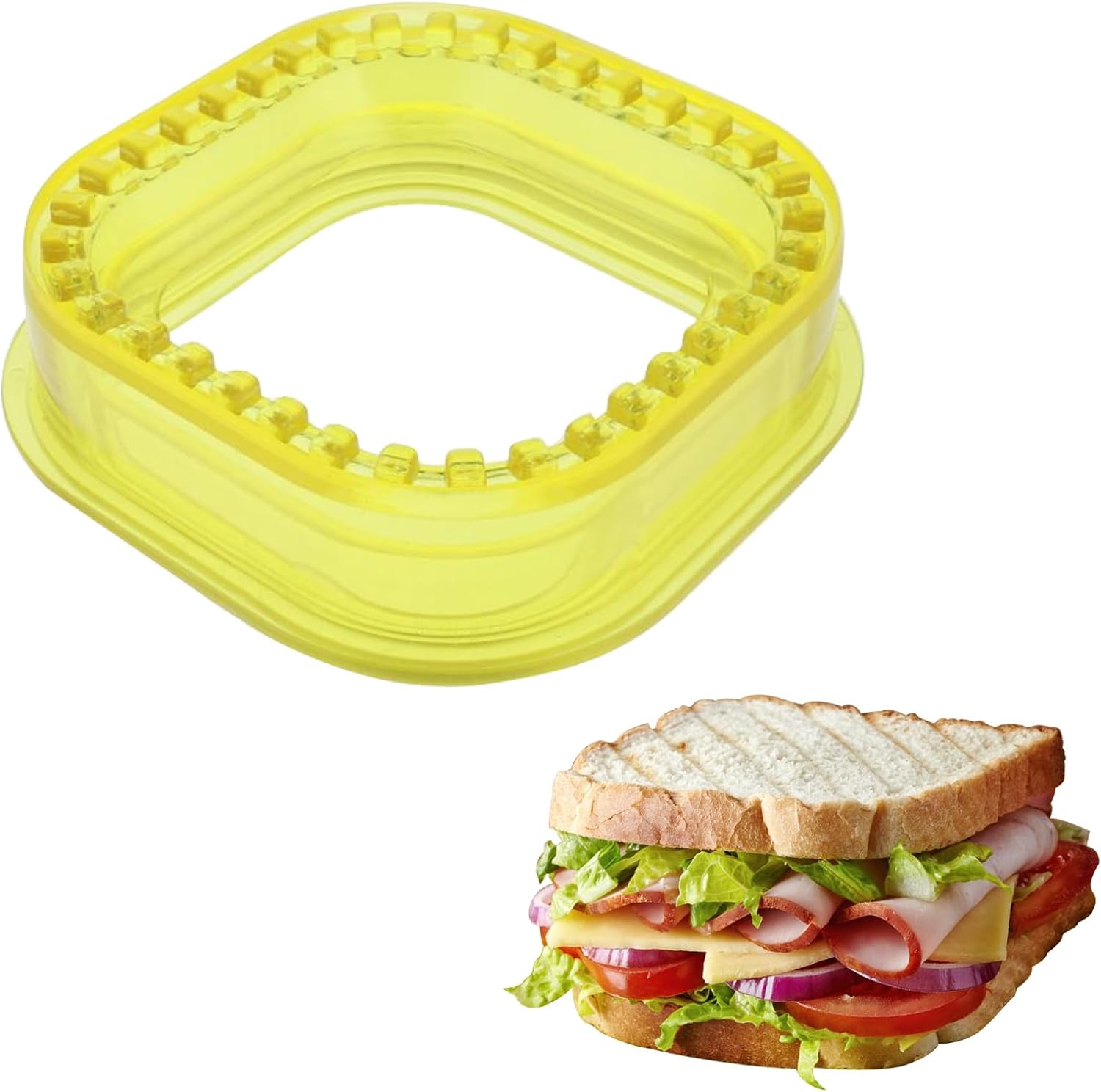 Sandwich Cutter and Sealer 3 Pcs Uncrustables Sandwich Maker Bread Sandwich Maker Mold Crustless