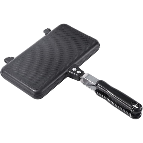 Sandwich Maker Nonstick Double Sided Press with Secure Lock for Grilled Cheese Panini