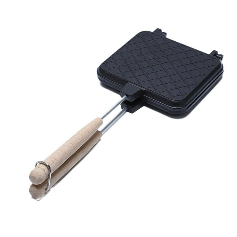 Double-Sided Frying Pan, Double-Sided Grill Pan,Non-Stick Frying Pan, Waffle Maker for Cake Toast Sandwich, Snack Griddle Pan for Breakfast