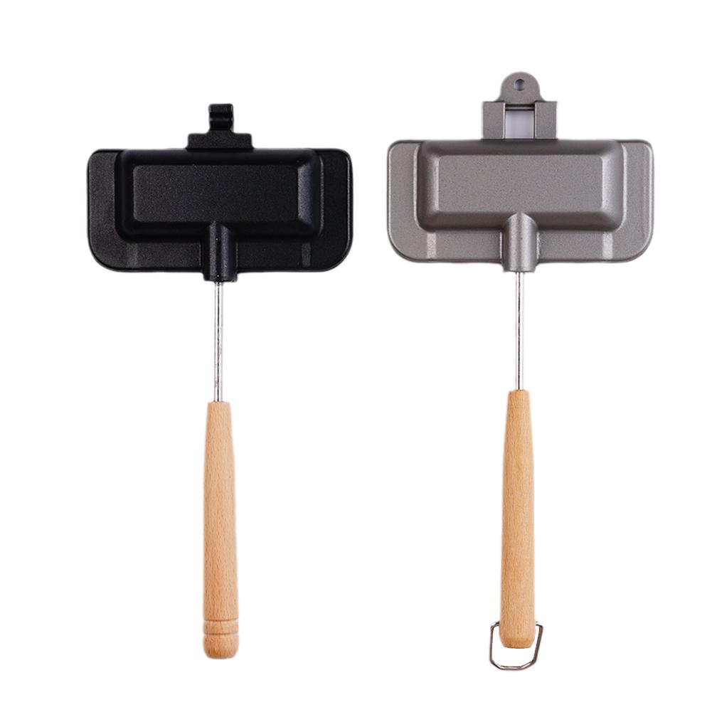 Sandwich Maker Panini Grill Press Hot Pan Double Sided Non Stick Bread