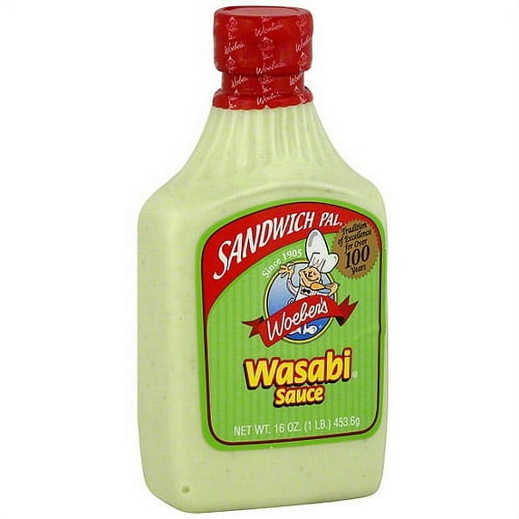 Sandwich Pal Wasabi Sauce, 16 oz (Pack of 6)