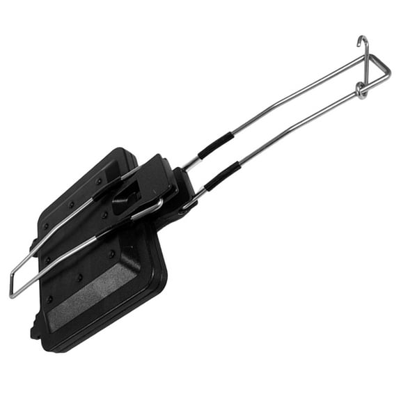 ADDHAT Foldable Design Sandwich Makers Black For Outdoor Cooking 1Set