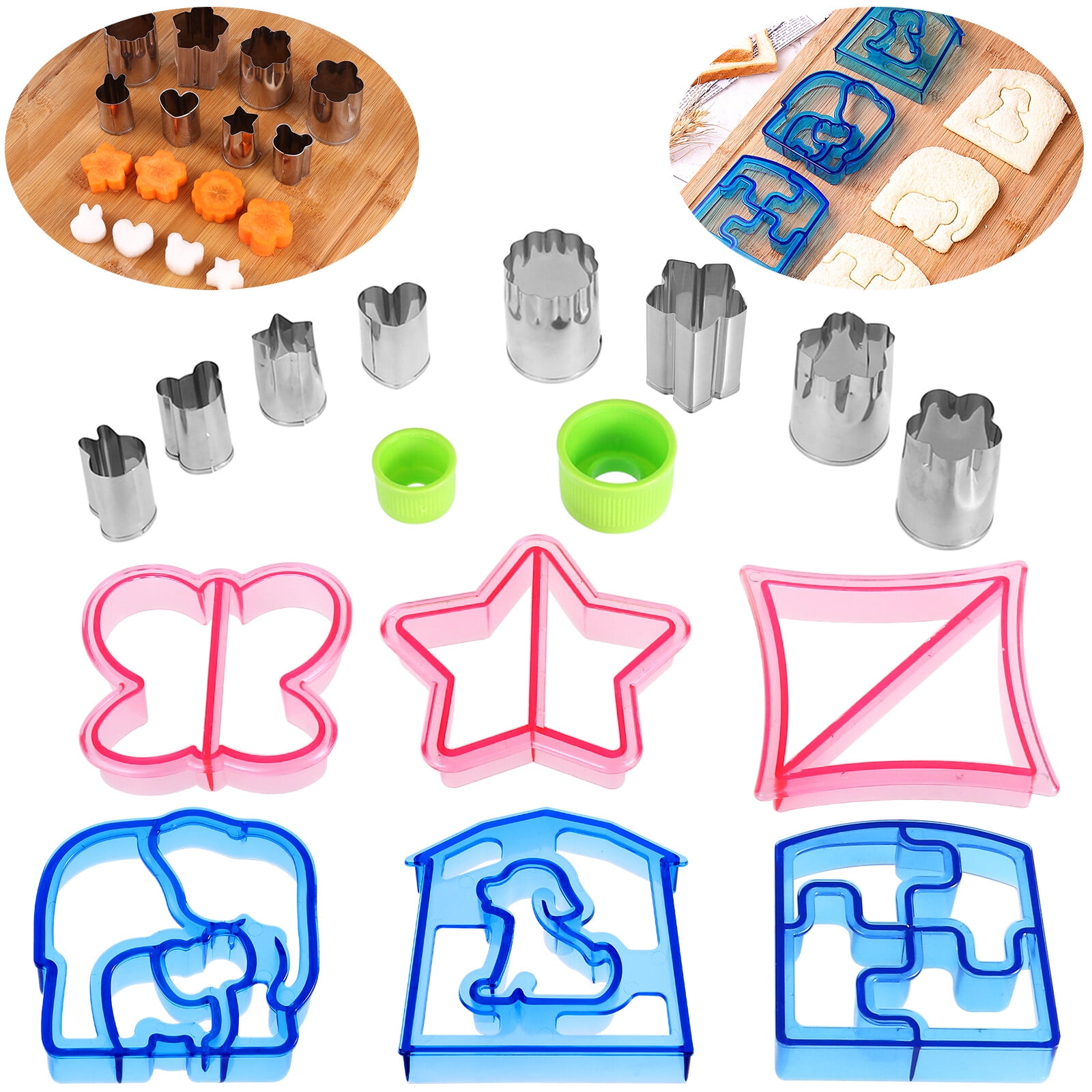 Sandwich Shape Cutters Sandwich Cutters Cookie Stencils Floral Knife