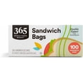 thumbnail image 1 of Sandwich Size Storage Bags, Double Zipper, 100 Count, 1 of 4