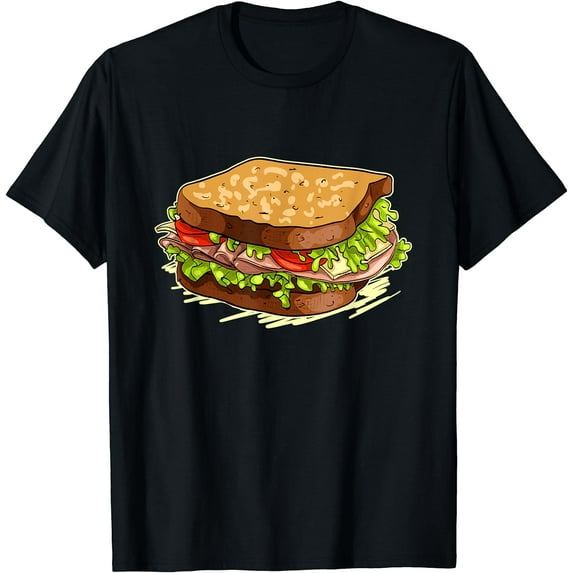 Sandwich Whole Wheat Turkey Ham - Sandwich Day - Gift T-Shirt