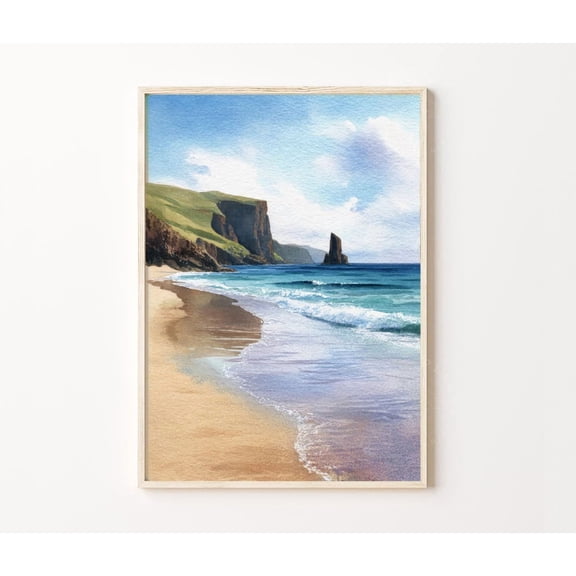 Sandwood Bay Scotland Dramatic Coastal Landscape Home Decor