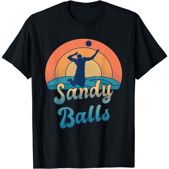 Sandy Balls for a Beach Volleyball Player T-Shirt