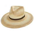 thumbnail image 1 of Sandy Bay Palm Straw Outback Western Hat - 7.125 - Natural Aged, 1 of 4