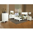 Sandy Beach Bedroom Set with High Headboard
